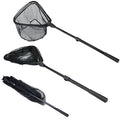 RESTCLOUD Fishing Landing Net with Telescoping Pole Handle, Fishing net Freshwater for Kids Men Women, Extend to 40-63 Inches - style: G: Aircraft-grade Aluminum Handle, 71" Full