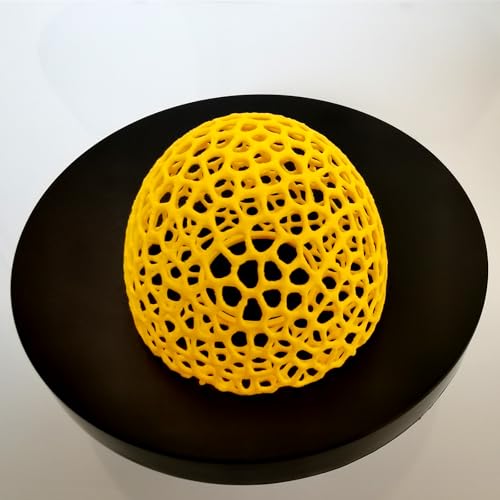Decorative Shelter Domes, Aquarium Hideaway for Small Fish and Shrimp to Breed, Play and Rest, Safe and Non-Toxic 3D Printed Fish Tank Decorations (Yellow) - color: Yellow