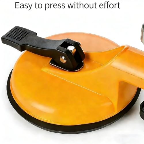 Suction Cup Leveler, Adjustable Height Setter, Adjustable Flooring Alignment Tool, Aluminum Alloy Tile Leveling Aid for Granite, Marble, Stone Countertops & Floors (Red)