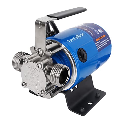 Water Pump Water Transfer Pump, 115V 1/10HP 330GPH Water Hose Pump, with Suction Hose Kit.