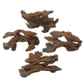 4 Pcs Aquarium Resin Driftwood Decoration Log Fish Tank Cave Hideout Wood Decor Freshwater Betta Ornament Aquarium Decorations