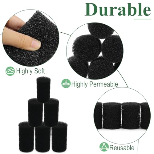 6 Pack Aquarium Pre Filter Intake Sponge Replacement for Fluval AC20/AC30/ AC50 Power Filter, for Use in Freshwater & Saltwater Aquariums