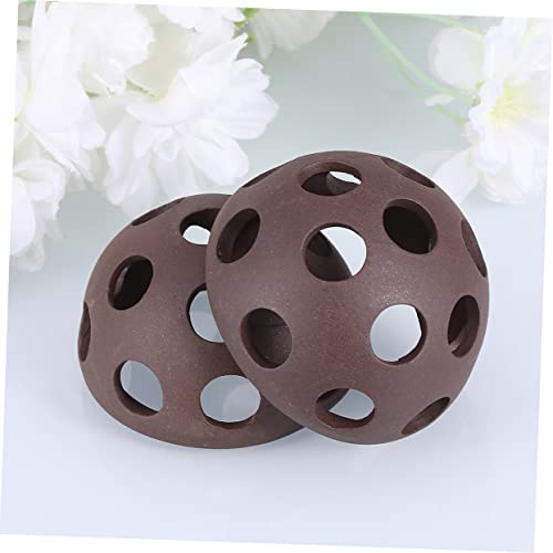 IMIKEYA 2pcs Creative Ceramic Shrimp Breeding Nest Porous Hemisphere Design for Underwater Fish Tank Shrimp House Aquarium Decoration