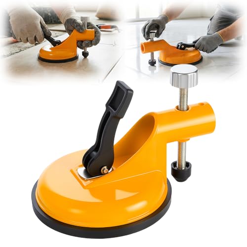 Countertop Leveling Tool, Adjustable Height Setter with Heavy-Duty Suction Cup, Portable for Flooring Installation and Tile Leveling