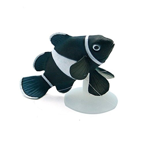 Silicone Aquarium Artificial Floating Glowing Clownfish Set Decor Ornament for Fish Tank, 4 Color (Red, Green, Orange and Black)