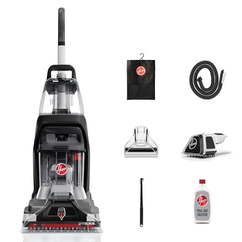 Hoover Powerscrub XL Pet Carpet Cleaner Machine, Upright Shampooer, FH68050, Black - style: PowerScrub XL