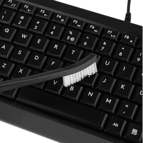 10 Nylon Brushes for Sneakers, Aquariums & Electronics – Non-Scratch, Includes Angled Brush for Bicycle Chains - Perfect for Tight Spaces - Car Detailing Nylon Brushes for Guns, Tiles & Car Interiors - size: 10 pcs