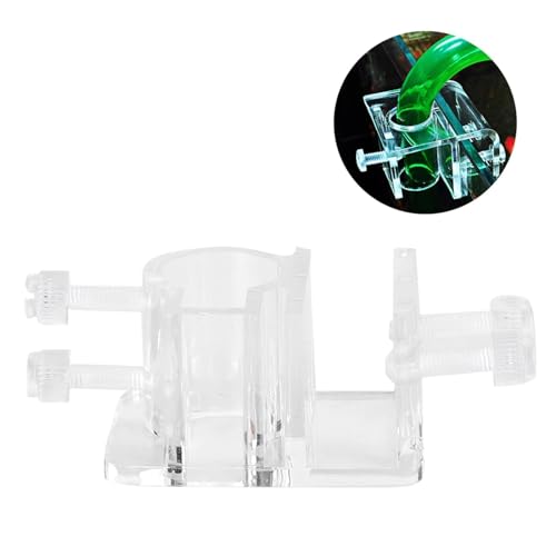 Aquarium Hose Holder, Transparent Acrylic Water Pipe Hose Fixing Clip Fish Tank Pipe Holder Aquarium Water Tube Clamp for Aquarium(26mm)