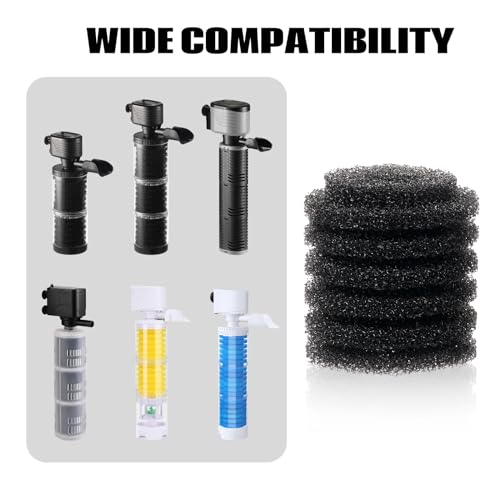 SainSmart Aquarium Filter Sponge, 3 Pack Biochemical Cotton Replacement Sponge, Filter Accessories for Fish Tank