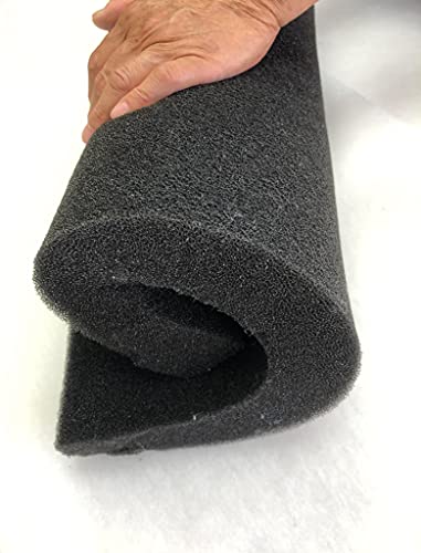 Wave Point Aquarium Bio Sponge Filter Media Pad Open Cell Foam Cut-to-fit Matten Filter Fish Tank Sump Divider 23.6" x 17" x 2" (40 PPI)