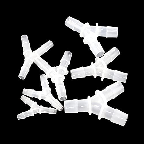 5/8" Hose Barb Fitting Equal Barbed Y Shaped 3 Way plastic Tubing Joint Splicer Mender Adapter Union for Oxygen Tubing Pipe Household Fuel Gas Liquid Air (Pack of 4) - size: 5/8 Inch