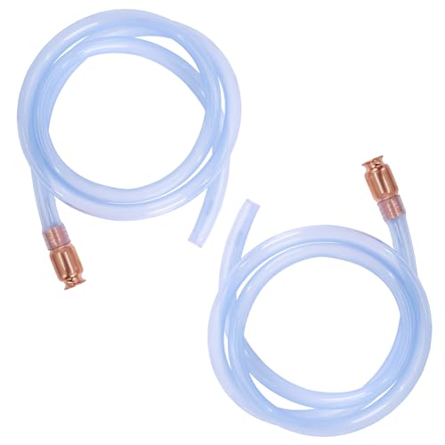 3/4" Siphon Hose, 6FT Shaker Siphon Pump for Gasoline/Gas/Fuel/Water Transfer, Upgrade Multi-Purpose Self Priming Siphon Hose (2 pack) - size: 2
