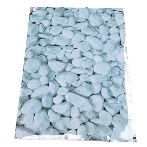 3D PVC Aquarium Background Poster, Self Adhesive Fish Tank Decoration, Realistic Underwater Scene Wallpaper for Freshwater and Saltwater Aquariums with Non Durable (91 * 50CM) - size: 91*50CM