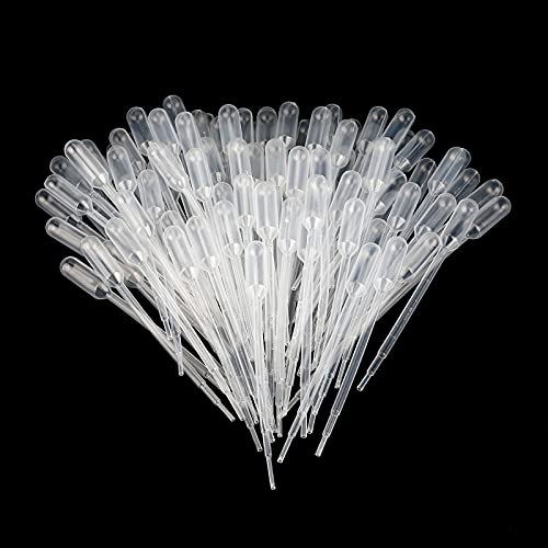 G2PLUS Plastic Dropper – 25pcs Disposable Transfer Pipettes, 1ml Graduated Dropper for Essential Oils, Lab Use, DIY Crafts - size: 1ml-25Pcs