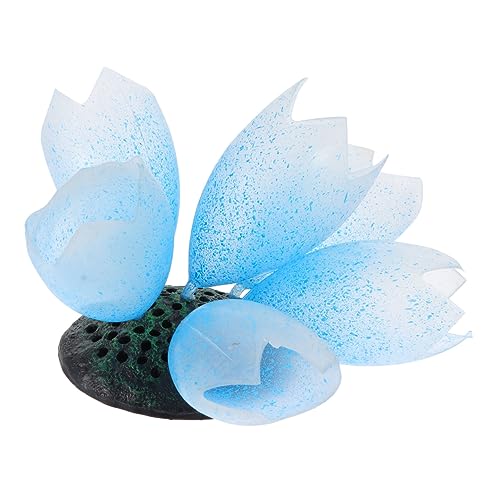 BESPORTBLE Underwater Coral Ornament for Aquarium Decor Artificial Tank Decoration for Natural Aquatic Landscape - color: Blue
