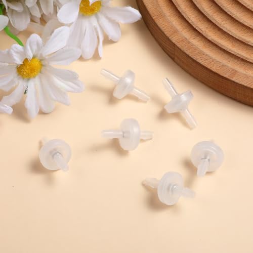 1/4 inch Plastic Check Valve, 10 Pack Aquarium Check Valve One Way Valves for Fuel, Oil, Water, Air (1/4 inch)
