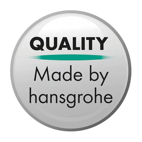 hansgrohe Unica Wallbar S, 24" Shower Slide Bar with Adjustable Handheld Shower Holder in Brushed Black Chrome, 28632340 - color: Brushed Black Chrome