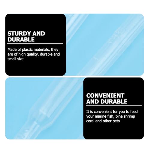 DECHOUS 10pcs 3ml Coral Fertilizer Feeders Marine Fish Feeding Tubes Plastic Syringe Pipettes for Aquarium Shrimp Liquid Feeding Pet Supplies