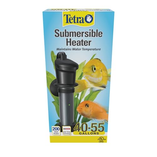 Tetra Submersible Heater With Electronic Thermostat, 200-Watt - size: 40-55 Gallon
