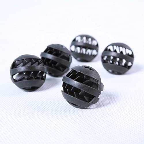 AQUANEAT 1.25” Large Bio Balls for Pond Filter Koi Pond Aquarium Fish Tank Sump Filter Media with Free Media Bag 300pcs - size: 1.25"
