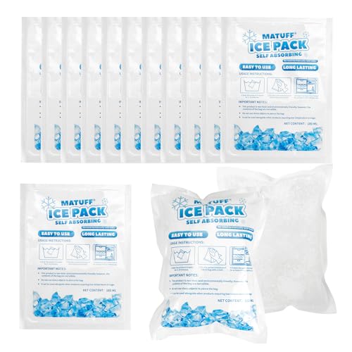 50 Pcs Reusable Ice Packs for Coolers (3.7''x4.9'') - Long-Lasting Gel Freezer Packs for Lunch Boxes, Shipping, Camping, Beach & Fishing | Keep Food/Drinks Fresh - style: 3.7''x4.9'' Packs of 50