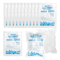 50 Pcs Reusable Ice Packs for Coolers (3.7''x4.9'') - Long-Lasting Gel Freezer Packs for Lunch Boxes, Shipping, Camping, Beach & Fishing | Keep Food/Drinks Fresh - style: 3.7''x4.9'' Packs of 50