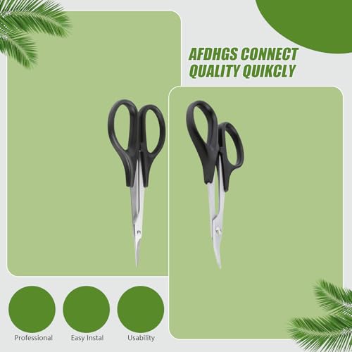 2-Pack RC Body Trimming Scissors - Sharp Steel Blades for Precise Cutting of Lexan Plastic Bodies, Ideal for RC Cars, Buggies, Helicopters, and More