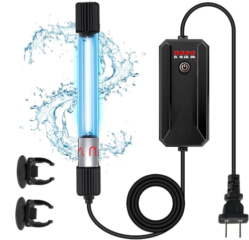 13W Timer Aquarium Clean Light Algae Clear Green Bloom Clean Fish Tank Water Clean Lamp for Sump Pond Filter Tank - size: 13W with Timer
