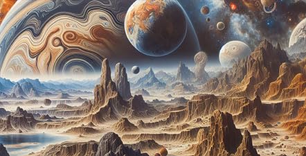 30X12IN Cosmic Spaceterrarium Background, Cool Parallel Space Themed Aquarium Reptile Habitat Background, Aquarium Background with 10EVA Double-Sided Tape - color: space02, size: 30X12in/75X30cm