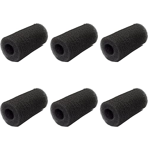 yuntop 6pcs Pre-Filter Sponge, Pre Filter Foam Sponge Roll for Aquarium Fish Tank (6 x 3.5cm /2.4x1.4 inch)