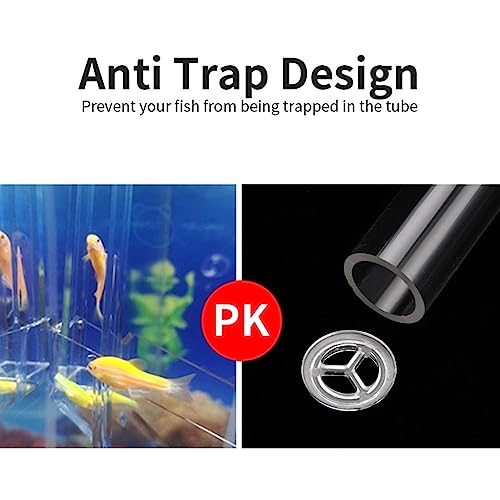 Aquarium Feeding Tube Dish Bowl for Fishtank with Detachable Frame for Shrimp Glass Shrimp and Snails Feeding Dish