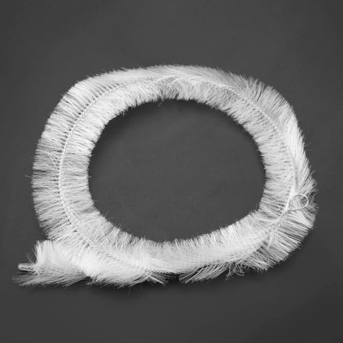 Aquarium Filter Brush, Cleaning Brush Aquarium Fish Tank Pipe Brush Pump Hose Brush Flexible Bristles Hose Pipe Cleaner with Stainless Steel Long Tube