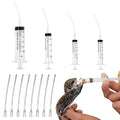 Baby Bird Feeding Syringe Set, Pet Parrot Milk Feeding Syringe with Tubes, Parrot Feeding Tubes Measuring Tools for Feeding Pets Scientific Industrial Labs… (10ml+10ml+20ml+60ml) - color: 10ml+10ml+20ml+60ml