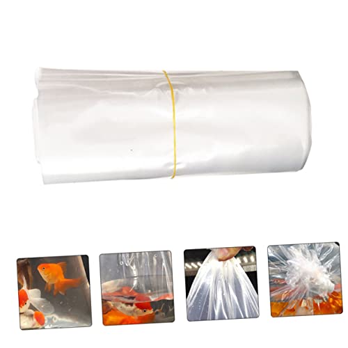 50pcs Live Fish Transport Bags Plastic Storage Bags for Aquatic Shipping Odorless for Tropical Fish Transport