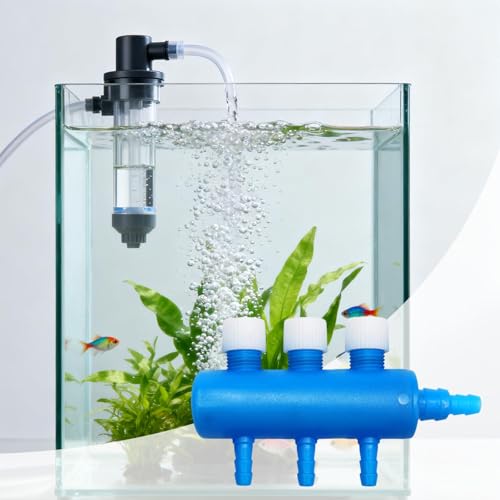 Aquarium Air Control Valve, Practical Air Pump Connector, Fish Tank Accessory, Multi-Port, 3 Way - size: 3 Way