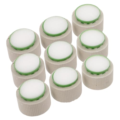 Toddmomy 9pcs Floating Ceramic Rings for Fish Tank Decoration Stabilizes Aquatic Plants User Friendly Planting Cups for Easy Maintenance