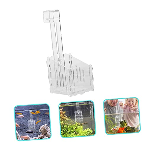 YARNOW Aquarium Driftwood Planter Acrylic Plant Holder Suction Cup Fish Tank Planting Cup
