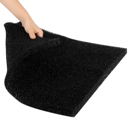 Aquarium Filter Sponge Pad, Filter Media Foam Sponge, Cut-to-Size Foam for Fish Tank (20" x 20" x 0.8", 50PPI) - size: 20" x 20" x 0.8" (50PPI)