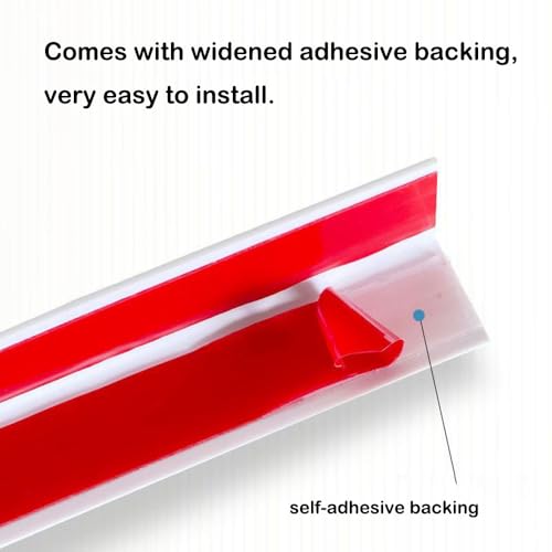 Colorful Rubber Wall Corner Guard Edge Protector,Anti-Collision Strip, Self-Adhesive Wall Guards, Safety Edge & Corner Guards, Length 3.28 ft,Grey - color: Gray