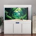 Natural Landscape Fish Tank Background, Aquarium Background, Boutique Aquarium Stickers,30cm,40cm,50cm,60cm,80cm (40 * 40cm, Aquatic Forest-1) - size: 40*40cm