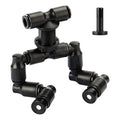 Reptile Mister Nozzles - T Double Misting Assembly, 1/4'' Misting Nozzles for Terrarium, Paludarium, Vivarium, Plants, Amphibians, and Reptile Tanks - size: Double Nozzle