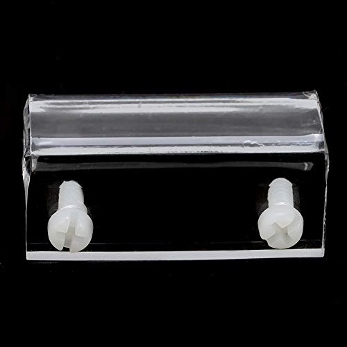4Pcs Glass Cover Acrylic Clip Holder Support Clamp, Acrylic Glass Cover Clamp for Aquarium Fish Tank High Transparency Durable Stable Holder Set