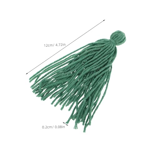 BESPORTBLE 10pcs Fish Breeding Spawning Mops Aquarium Plants for Fish Hiding and Climbing Natural Habitat Simulation Decorative Green Grass Shrimp Accessories