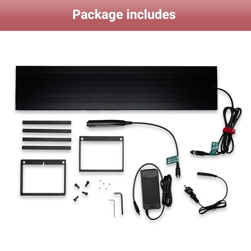 Chihiros WRGBII Slim Edition 120 - Full Spectrum Aquarium LED Light for Fish Tanks - High Intensity for Coral Reef & Aquatic Plant Display, Bluetooth App Control, Sunrise & Sunset Custom Modes - 120cm - size: LED Light - 120cm
