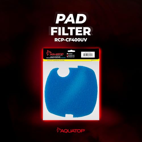 Aquatop Replacement Coarse Filter Sponge for CF-400 Series – Sponge Refills for Mechanical Filtration, Ideal for Clear Water, RCP-CF400 - color: Blue, size: CF400UV/CF400UVMKII