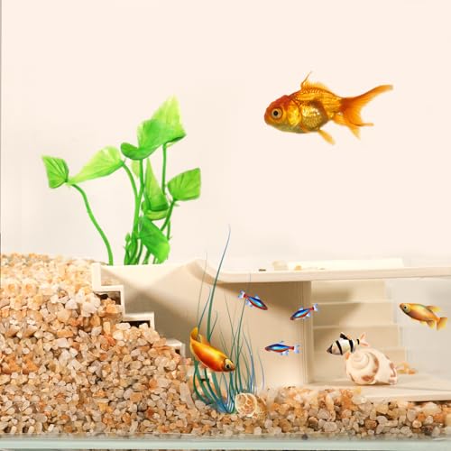 Aquarium Undergravel Fish Tunnel Cave (White, Style 1) - color: White, style: Style 1