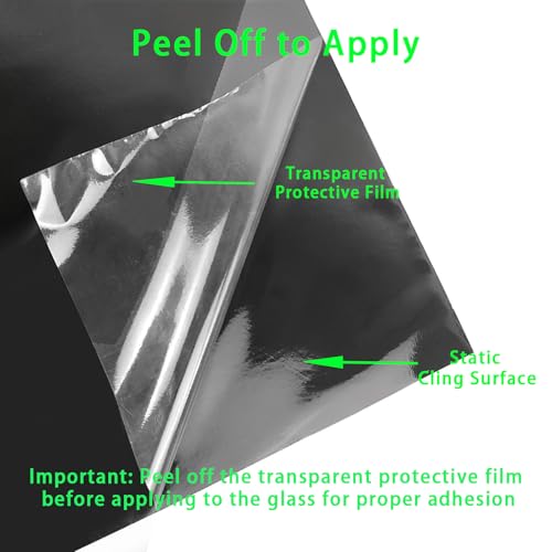 Fish Tank Aquarium Background - Black, Electrostatic Adhesion, Glue-Free, Easy Installation, Traceless Removal, Size 11.8 X 39 Inch - size: 11.8 X 39 Inch