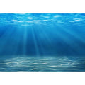 Laeacco Underwater World Background 13x8ft Photography Background Undersea Sunlight Deep Blue Water Sun Ray Backdrop Seabed Children Birthday Home Decoration Party Kid Boy Newborn Photo Studio Props - size: 13x8ft