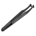 uxcell Plastic Anti-static Tweezers, Precision Curved Tip for Jewelry Craft DIY Beauty Electronics Repair Tool Black - style: Curved Tip