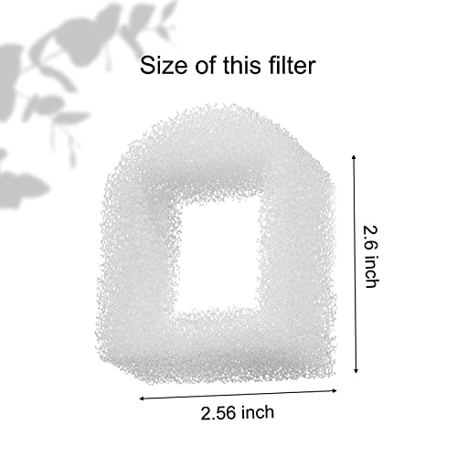 Cat Water Fountain Foam Filters, Compatible with Multiple Pet Fountain Dispenser Sponge Filters (12 Pcs) - size: 12 Pcs